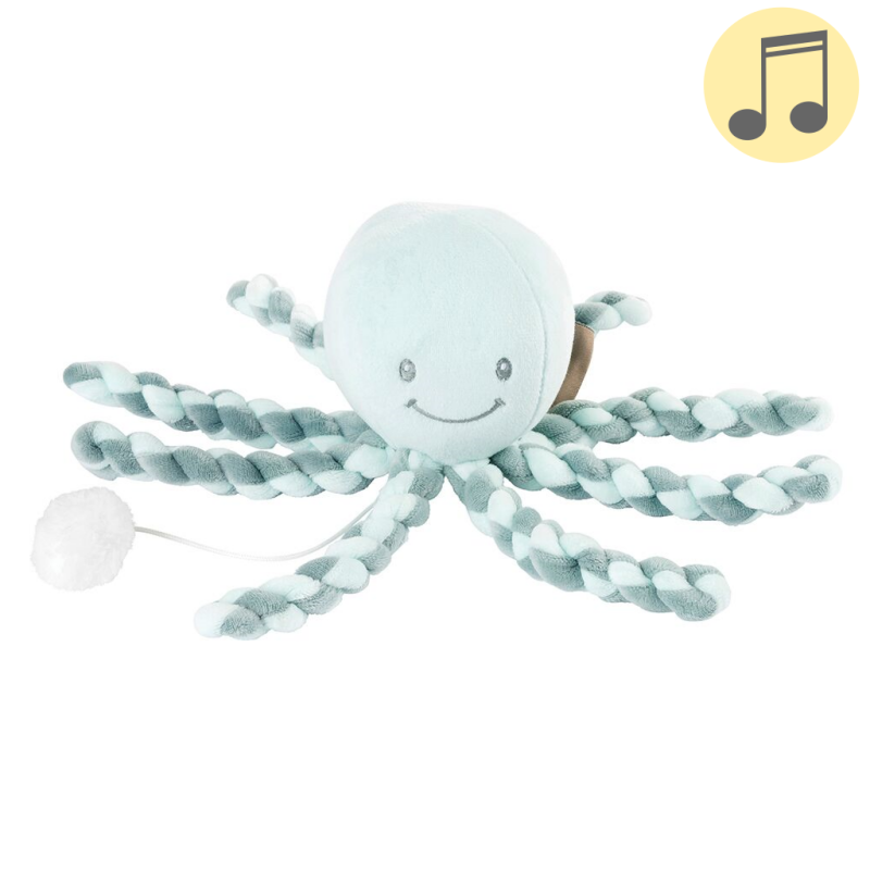  octopus pieuvre boîte à musique vert 